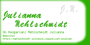 julianna mehlschmidt business card